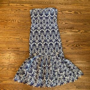 Jonathan Simkhai NWT Blue and White Dress